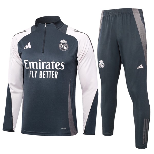 Sudadera De Training Real Madrid 2024-25 Gris